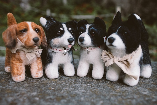 fuzzy replicas of dogs, creative ways to include dogs