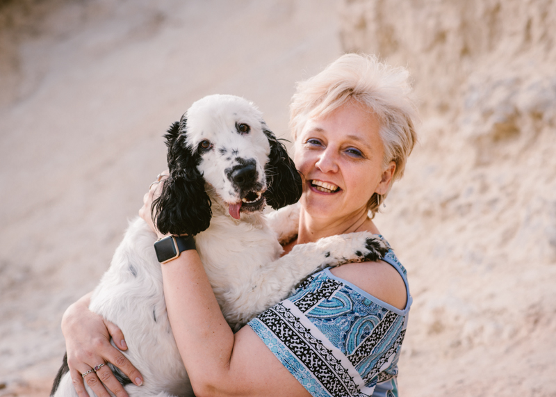 soulmates, woman and her Cocker Spaniel at the beach, ©Bitsa Bernard Photography | Adelaide, lifestyle dog photography