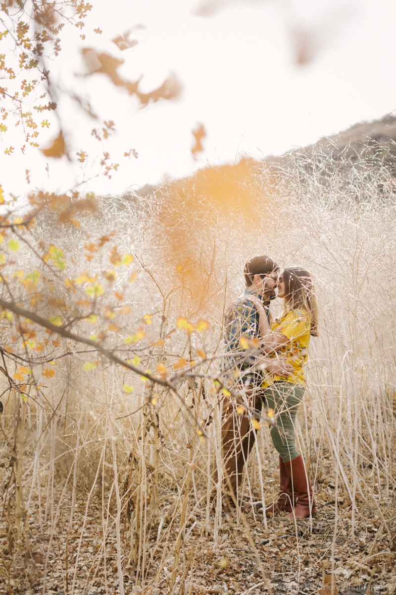 Romantic Fall Engagement Photos in California, ©Aurelia D'Amore Photography