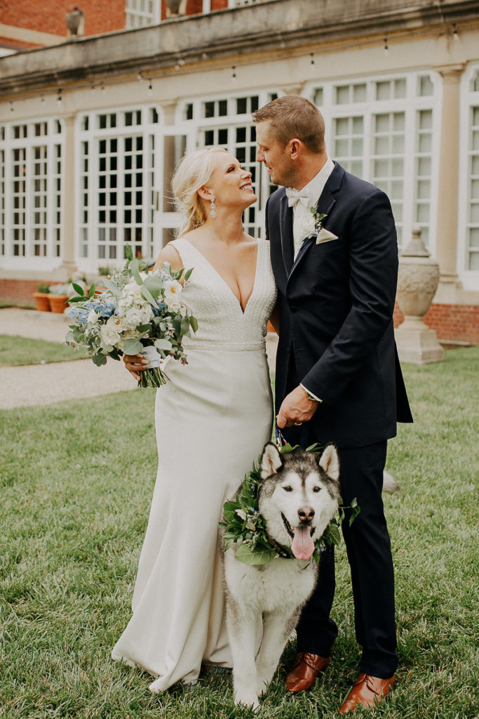 Best (Wedding) Dog: Yukon the Husky | Allerton Park, - Daily Dog Tag