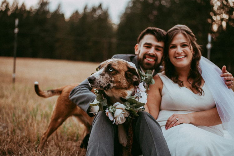 best wedding dog, dog at outdoor wedding, ©Shutterkey Photography - dog-friendly wedding, Spokane, Washington